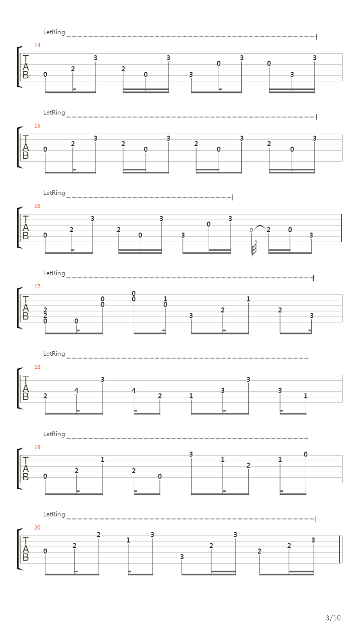 Puente吉他谱