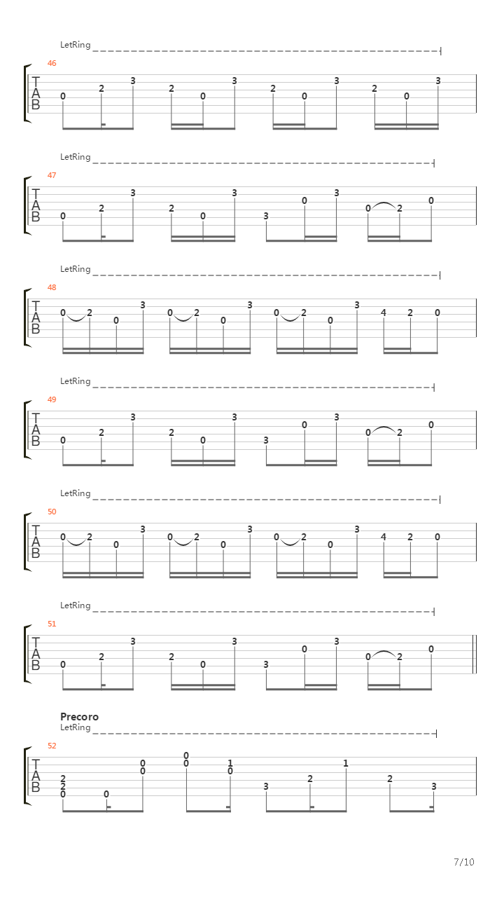 Puente吉他谱