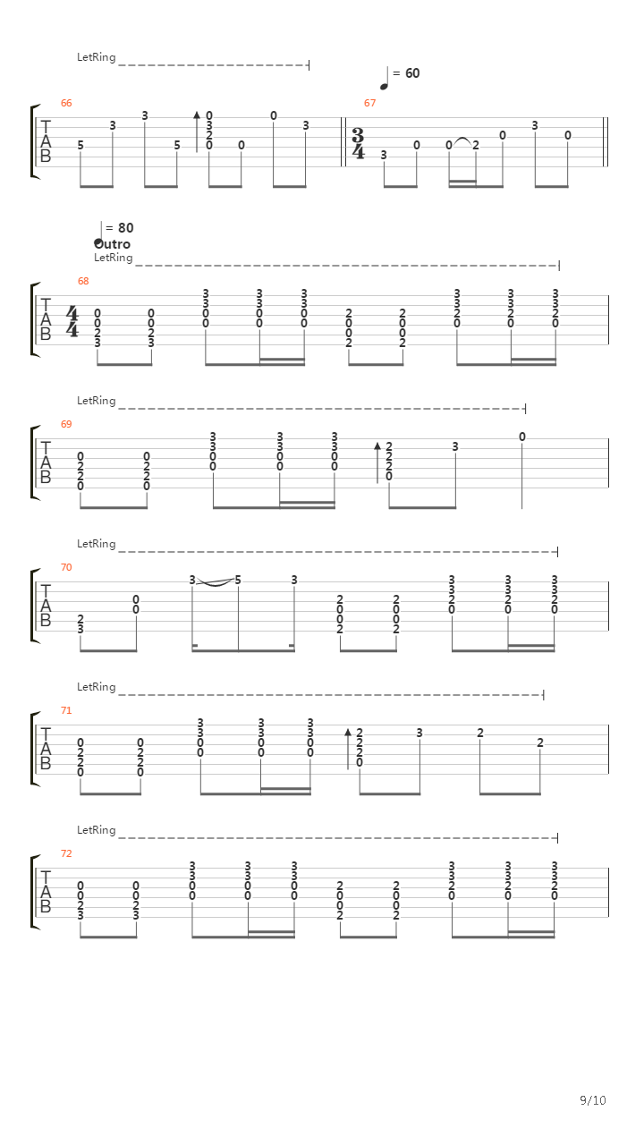 Puente吉他谱