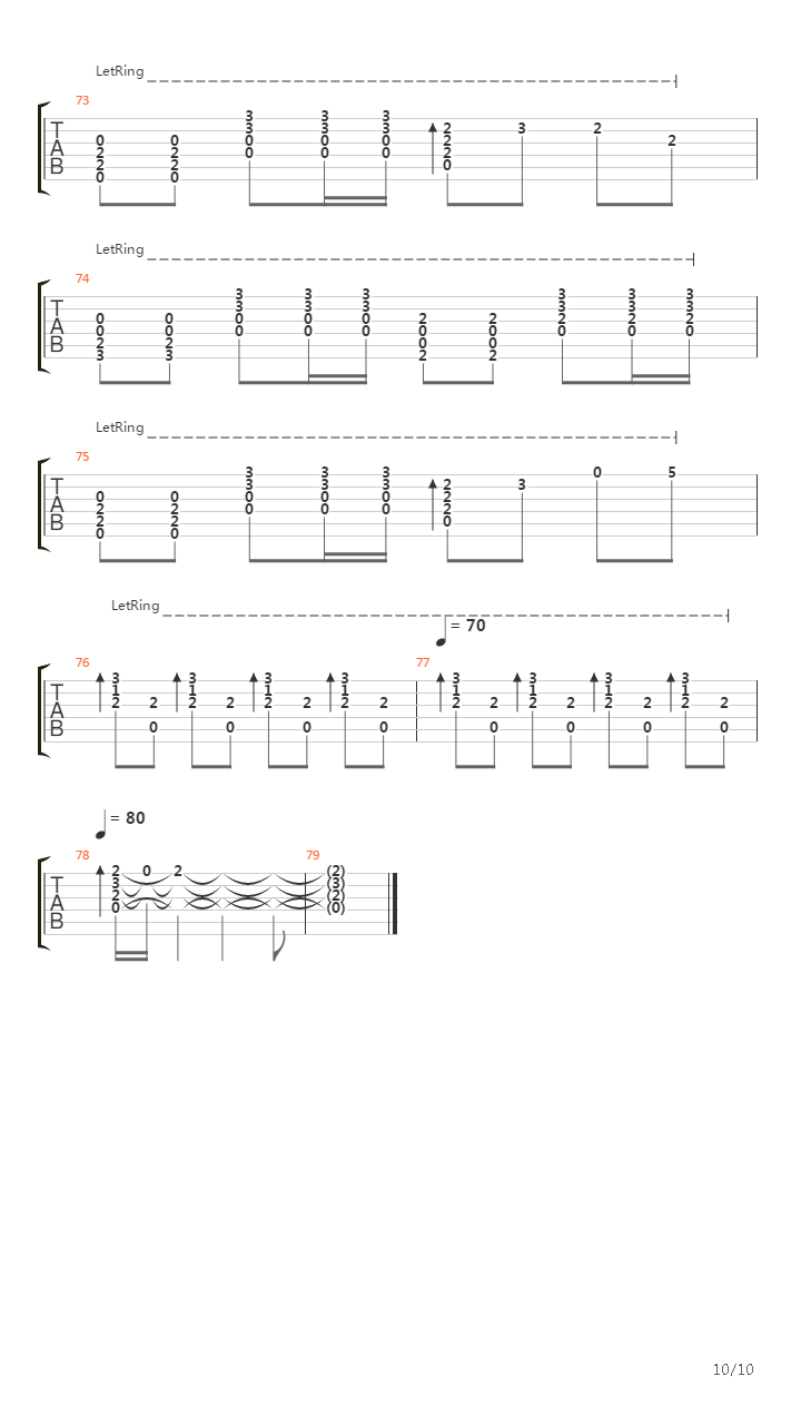 Puente吉他谱