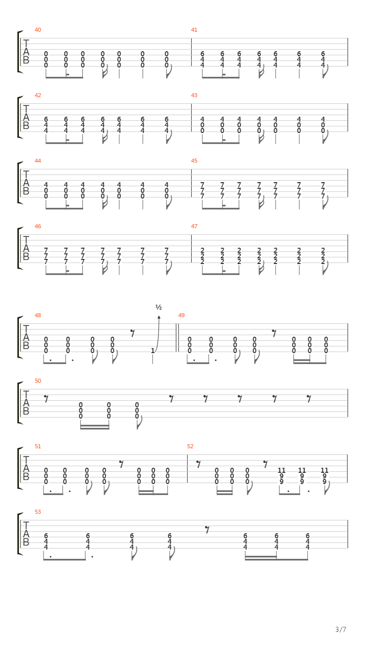 Demise吉他谱