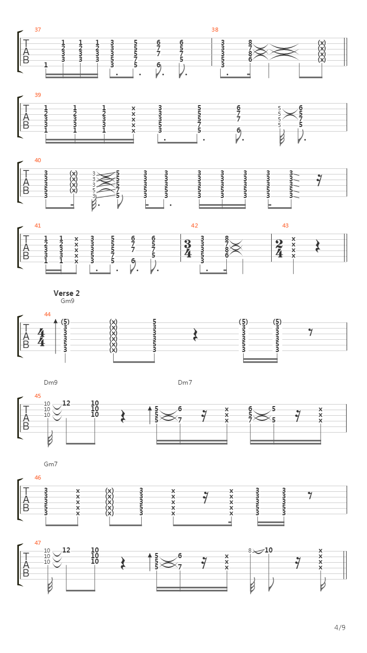 Molasses吉他谱