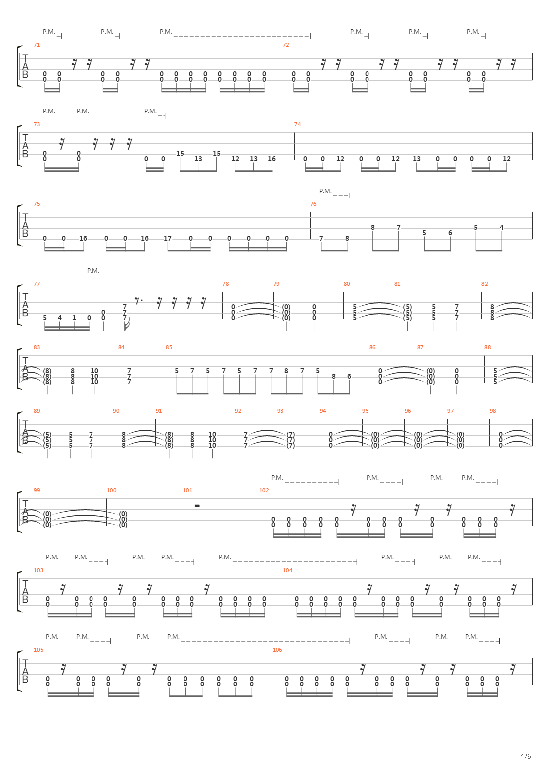 Communion Of The Cursed吉他谱