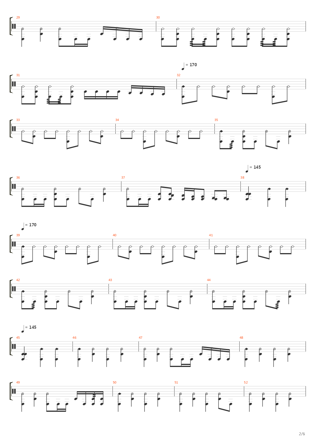 Lunar Strain吉他谱