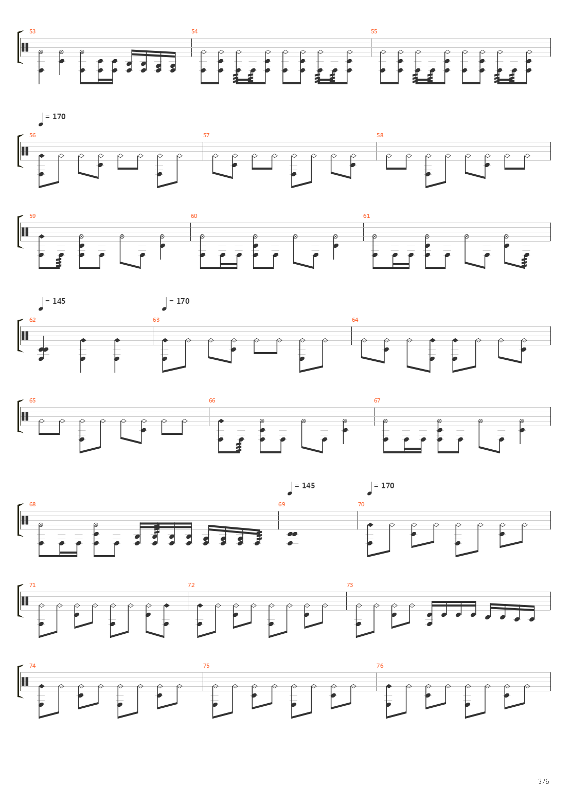 Lunar Strain吉他谱