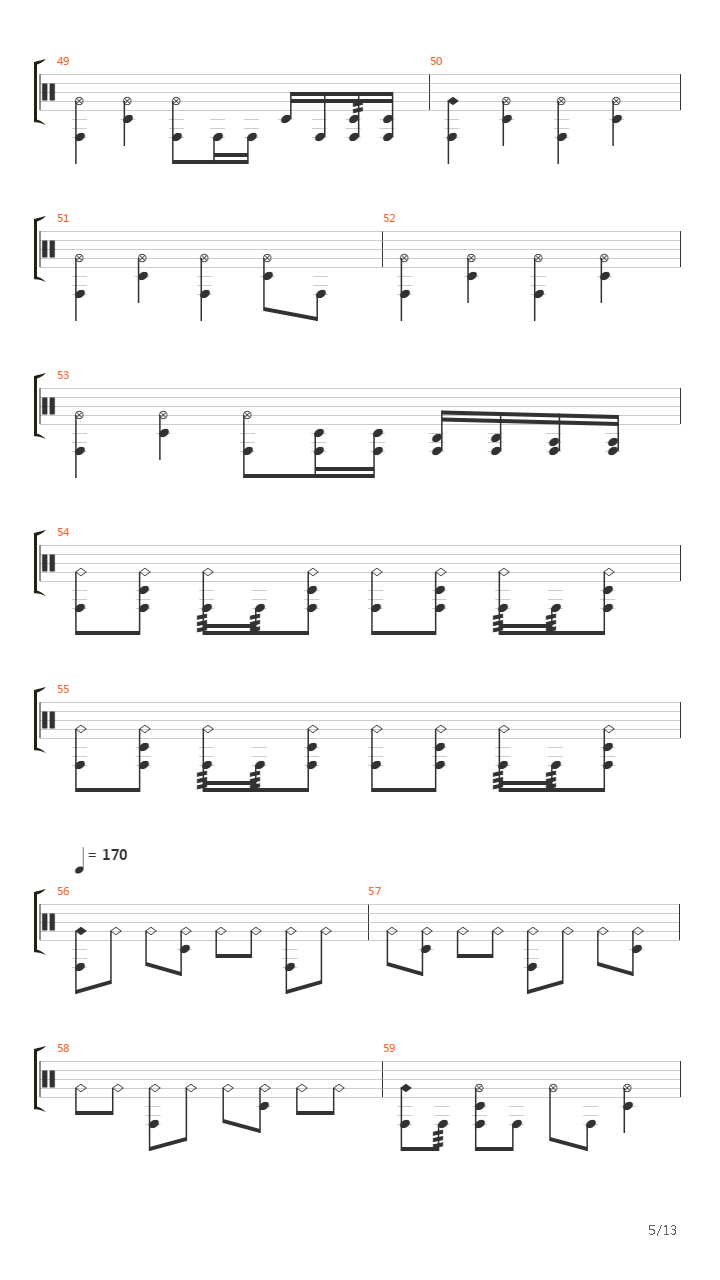 Lunar Strain吉他谱