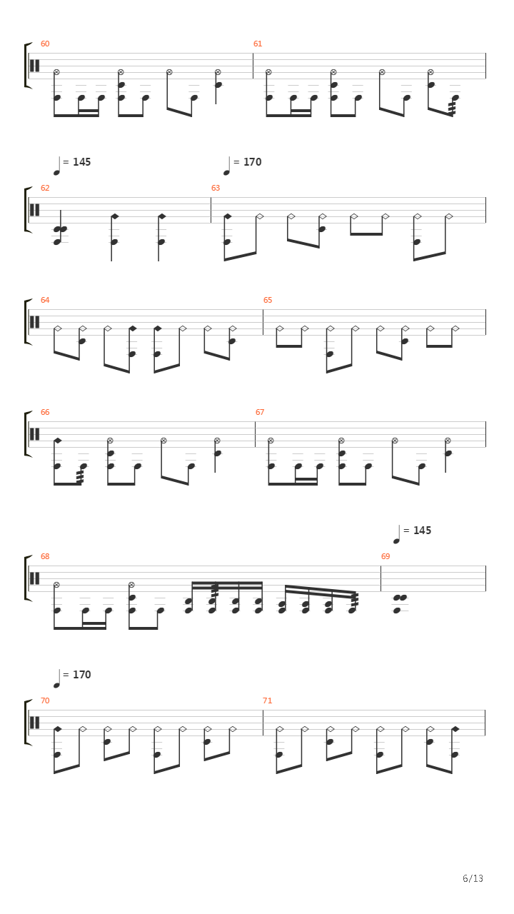 Lunar Strain吉他谱