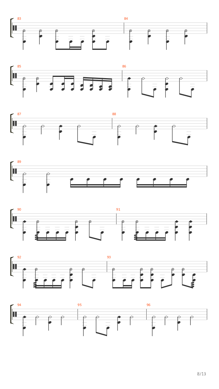 Lunar Strain吉他谱