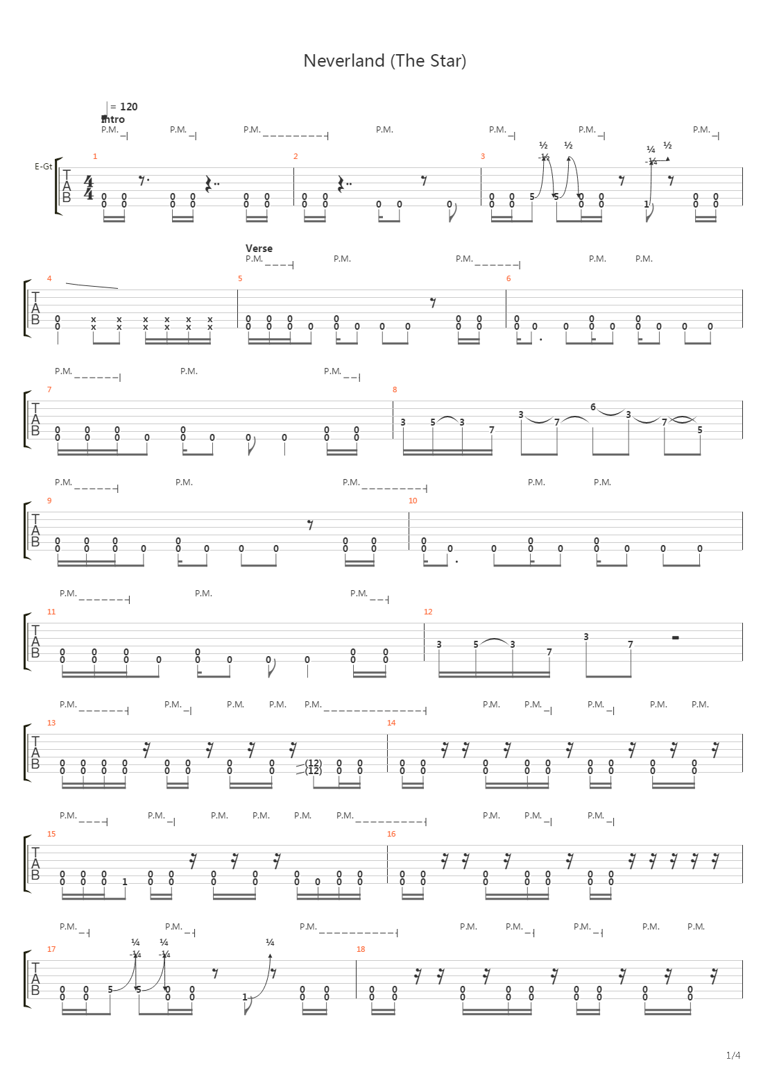 Neverland The Star吉他谱