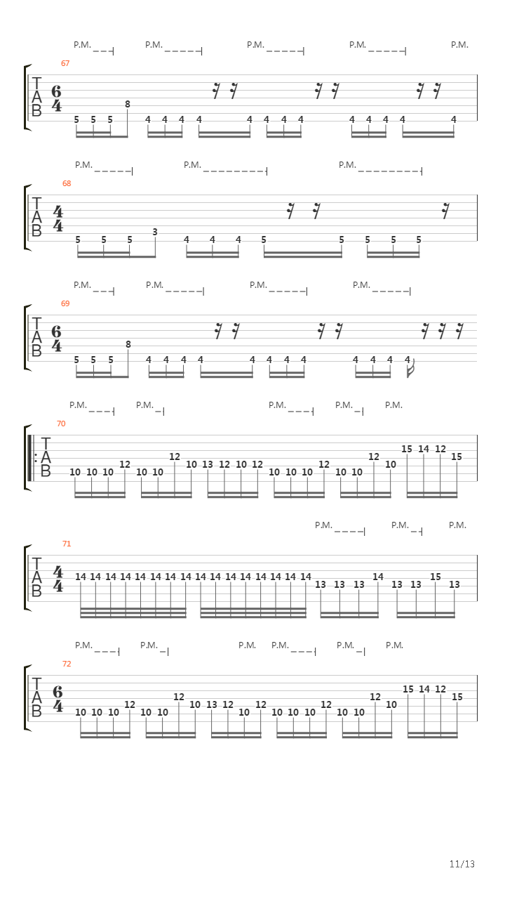 Formula Of Spores吉他谱