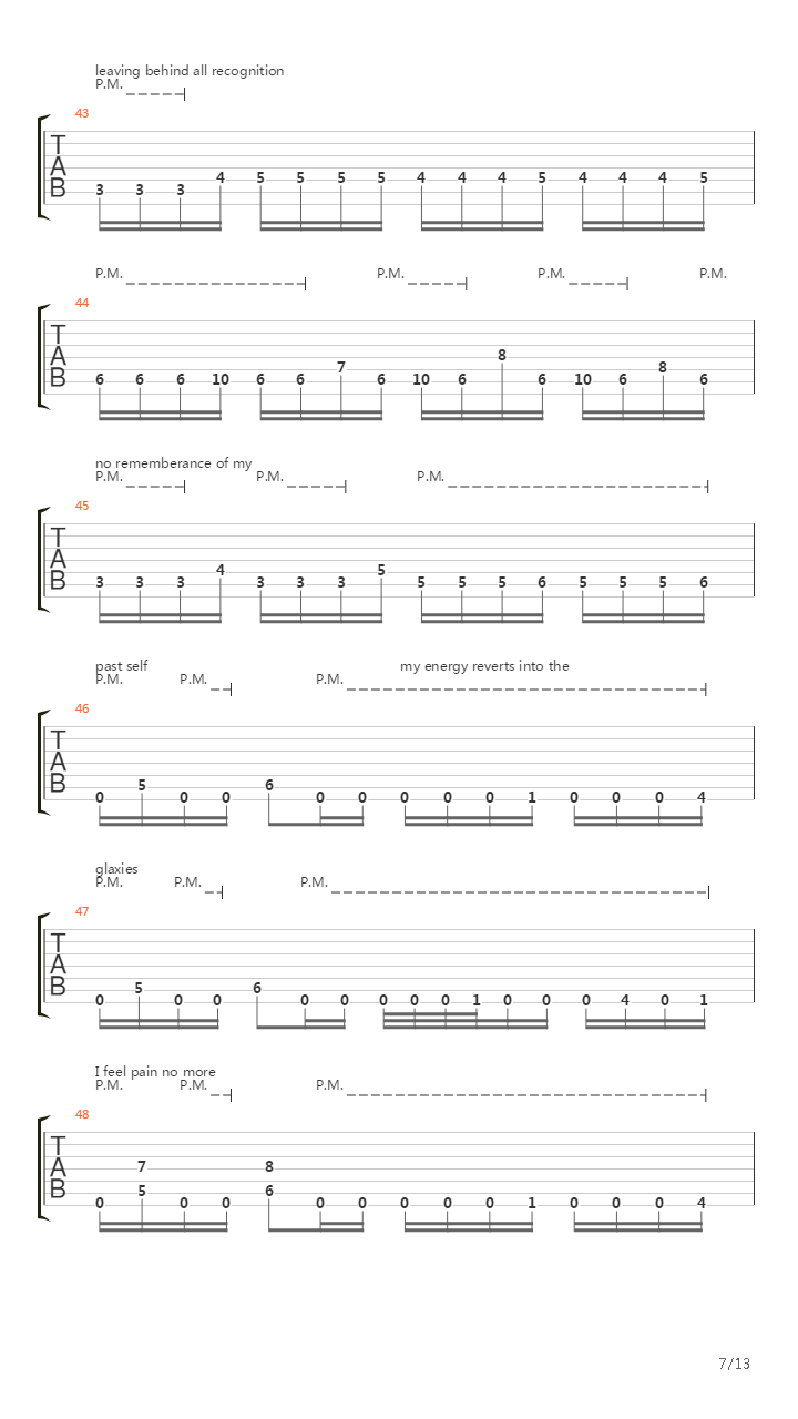 Formula Of Spores吉他谱