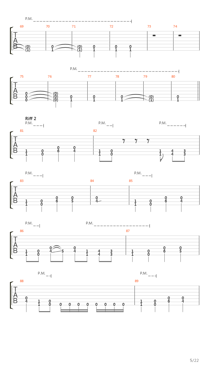 Blasphemian吉他谱