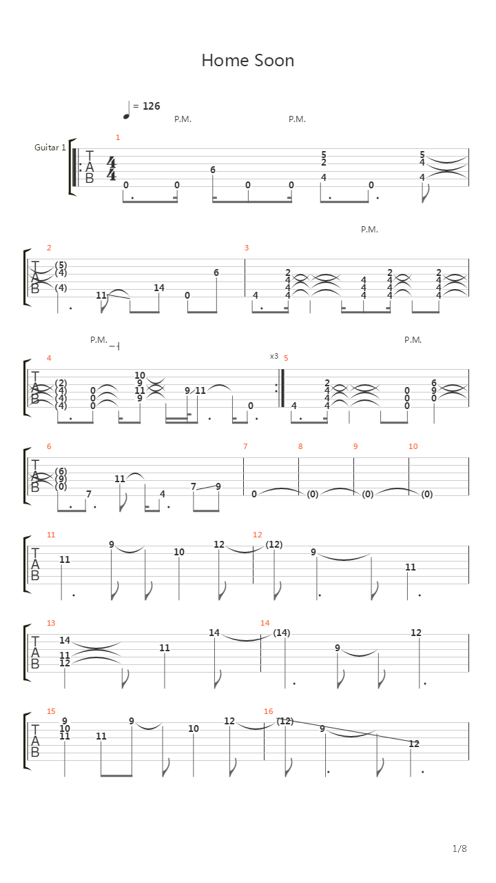 Home Soon吉他谱