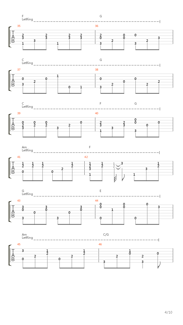 Hallelujah吉他谱