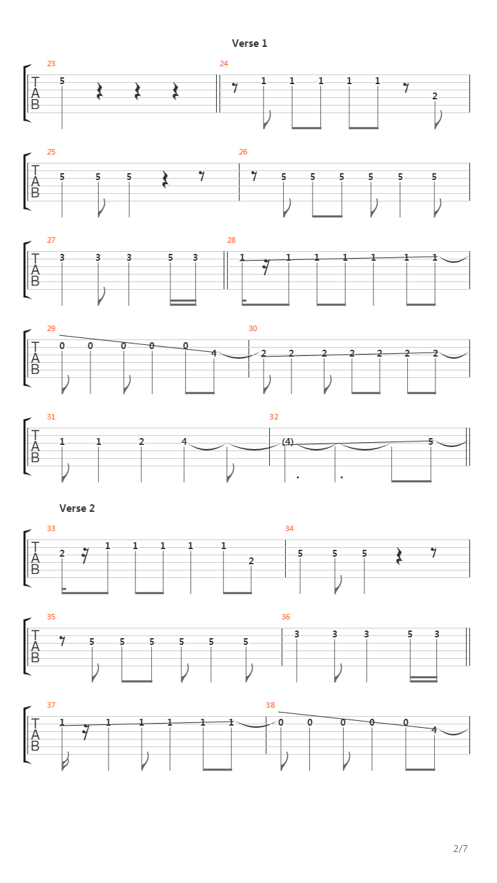 Farhana吉他谱