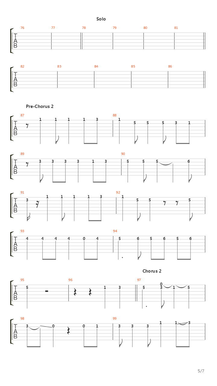 Farhana吉他谱