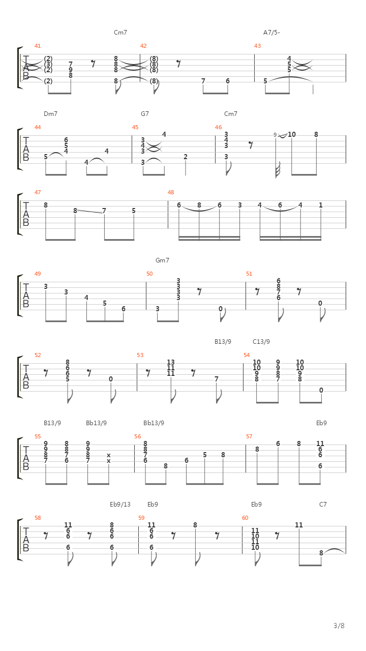 How Deep Is The Ocean吉他谱