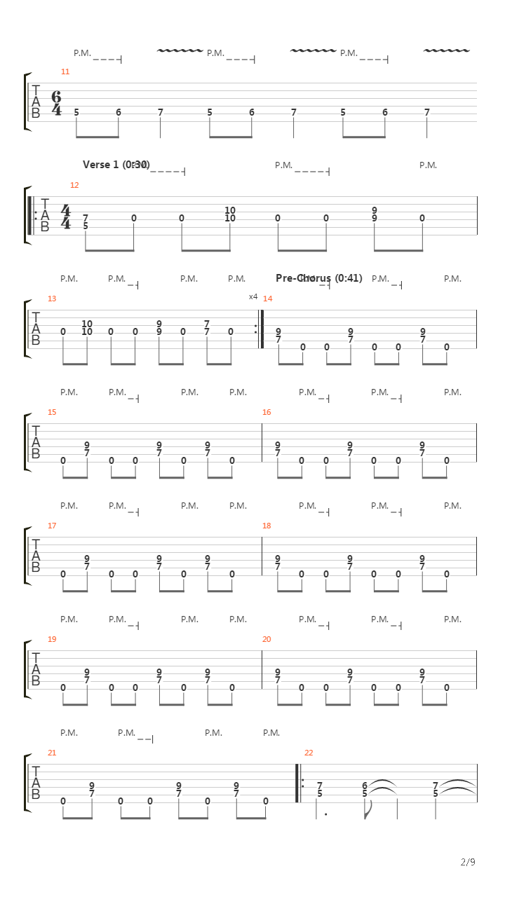 Adding The Cost吉他谱