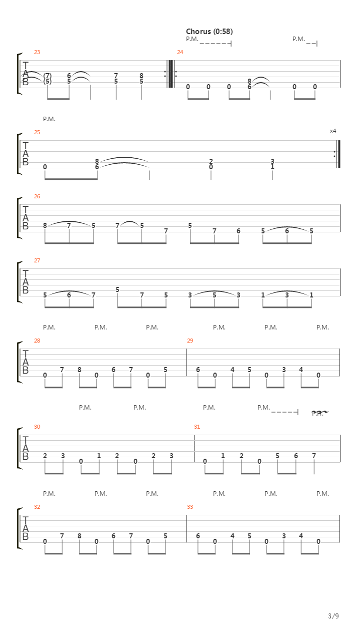 Adding The Cost吉他谱