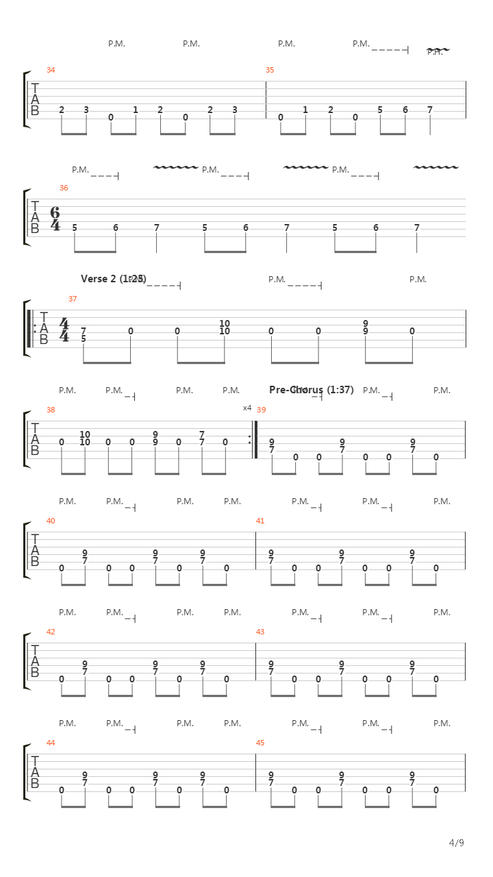 Adding The Cost吉他谱