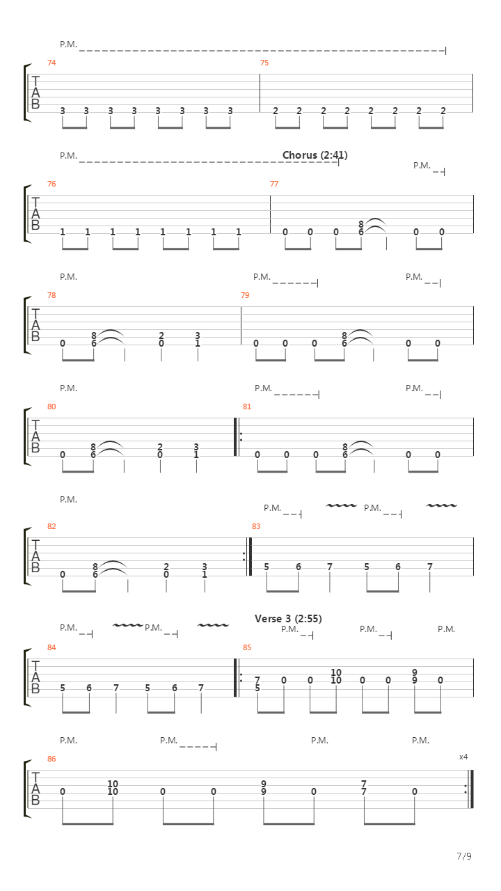 Adding The Cost吉他谱