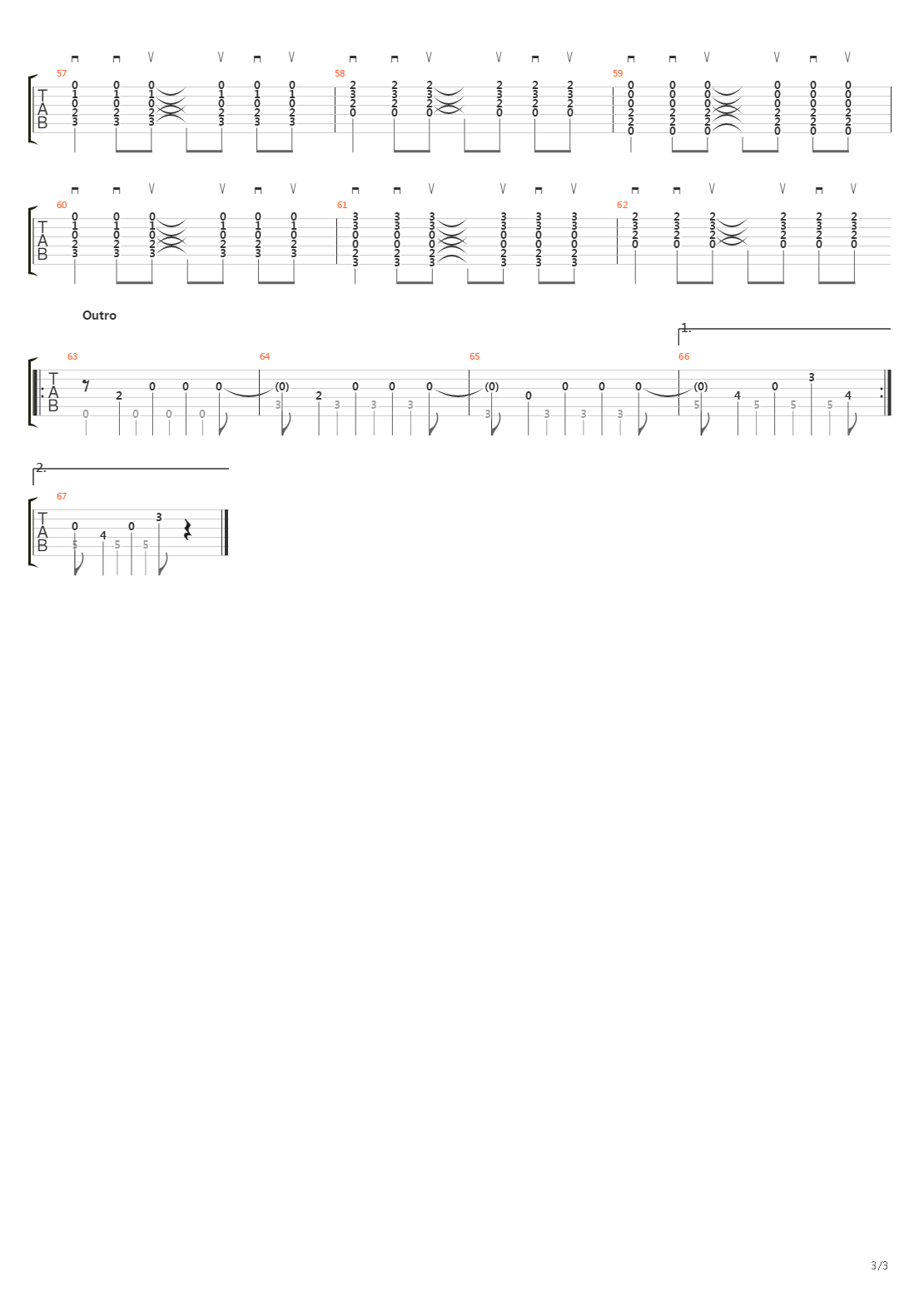 Playlist吉他谱