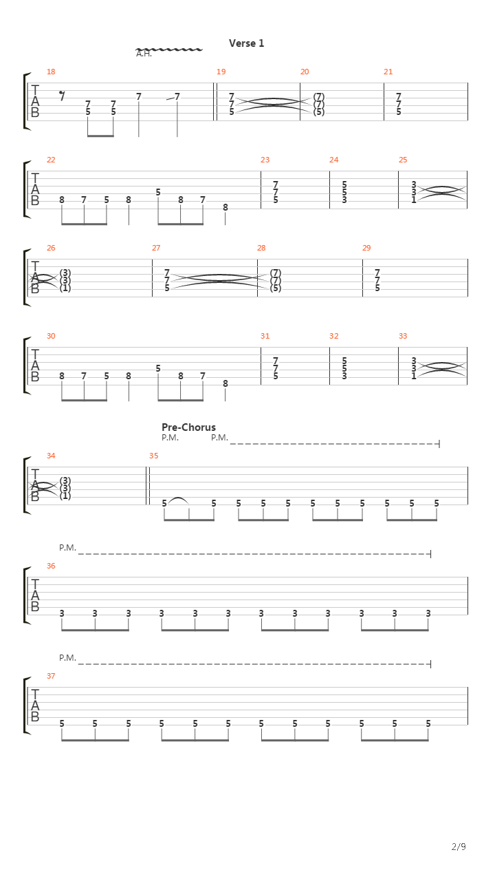 Across The Highlands吉他谱