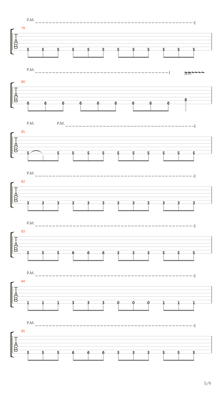 Across The Highlands吉他谱