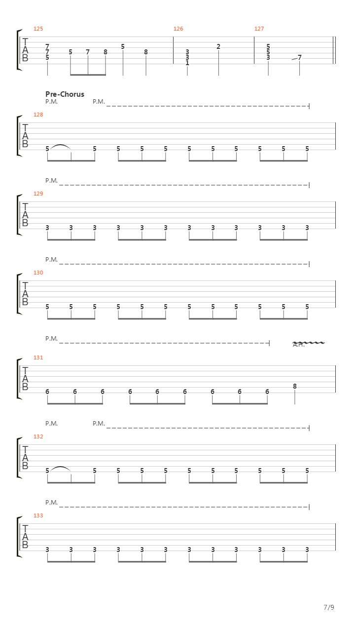 Across The Highlands吉他谱