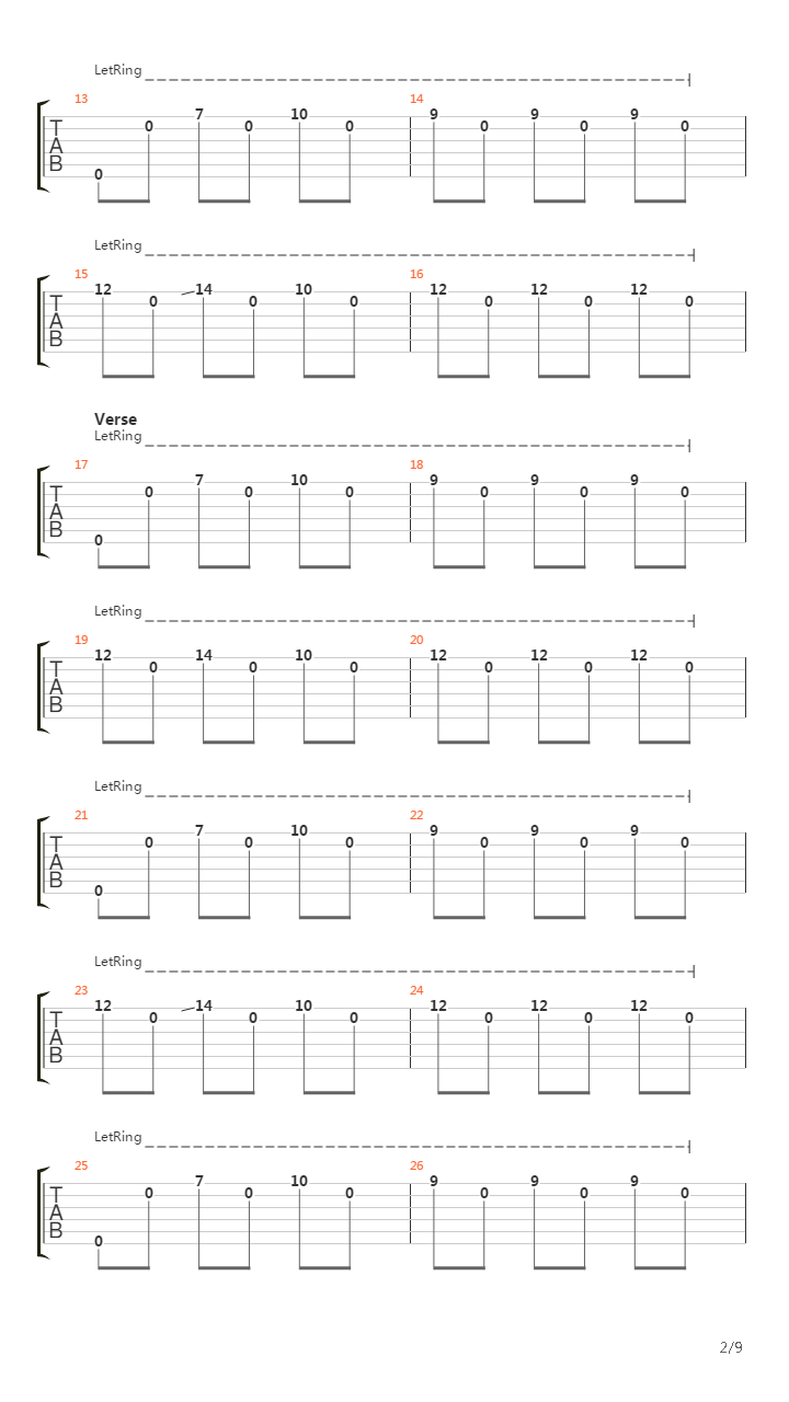 Pale Flag吉他谱