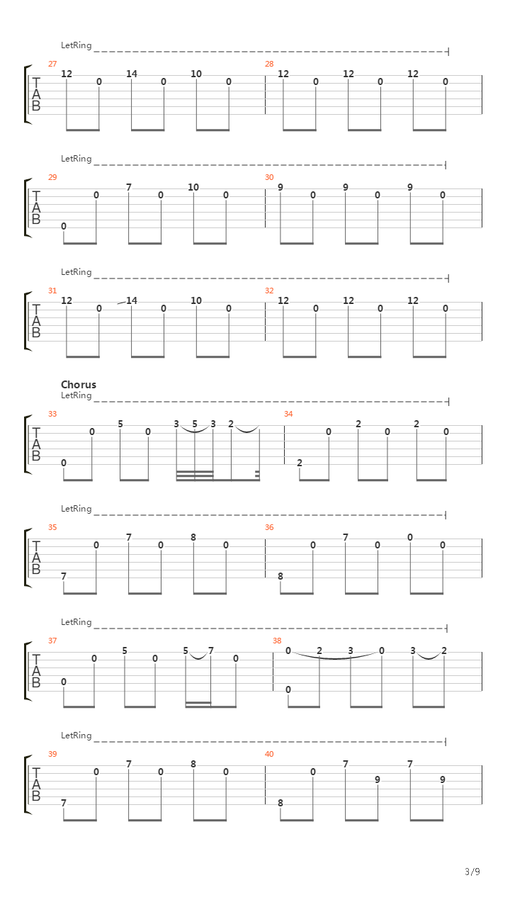 Pale Flag吉他谱