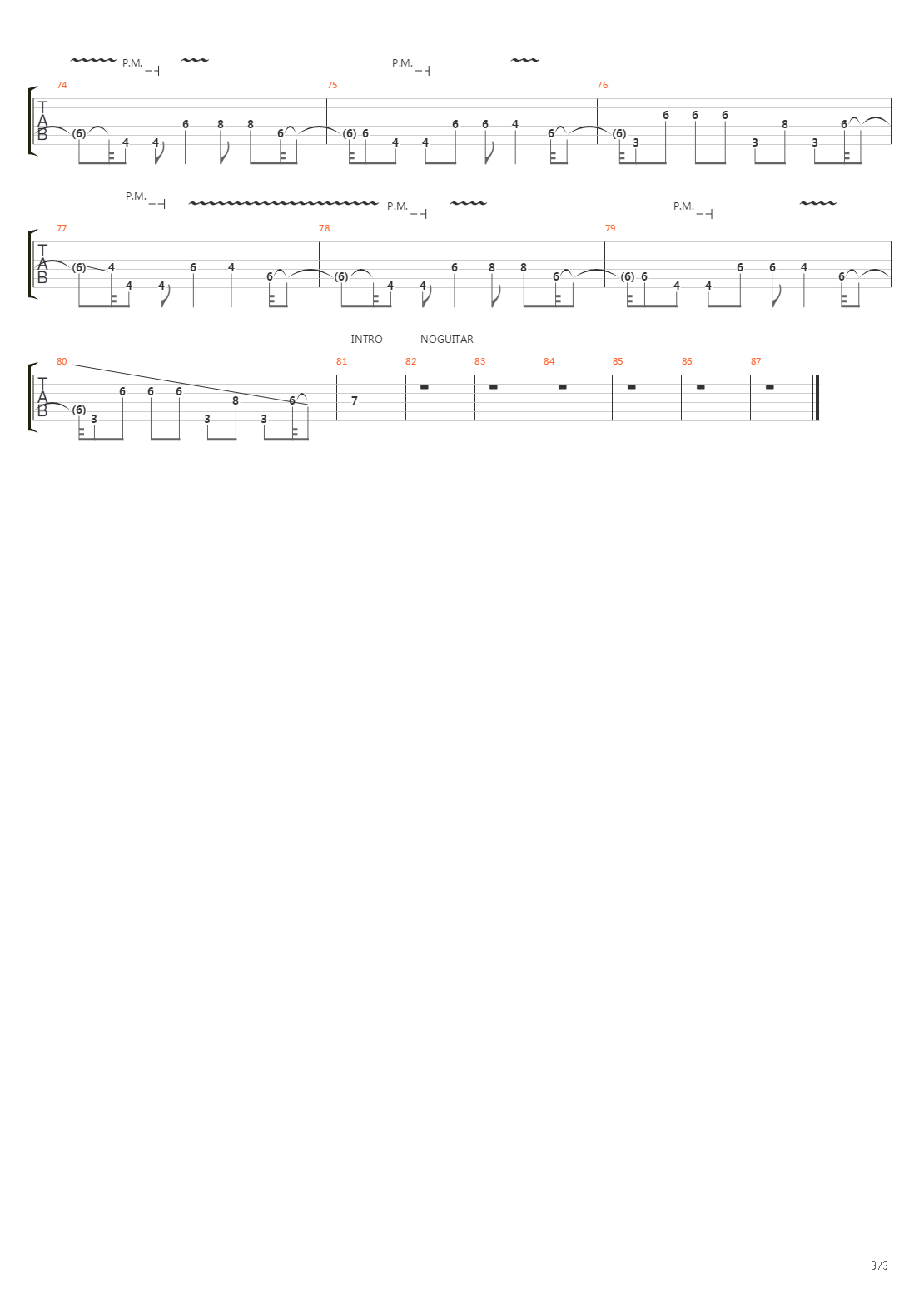 Sector Sweep吉他谱