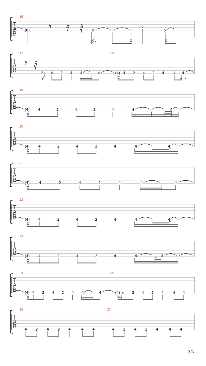 Sector Sweep吉他谱