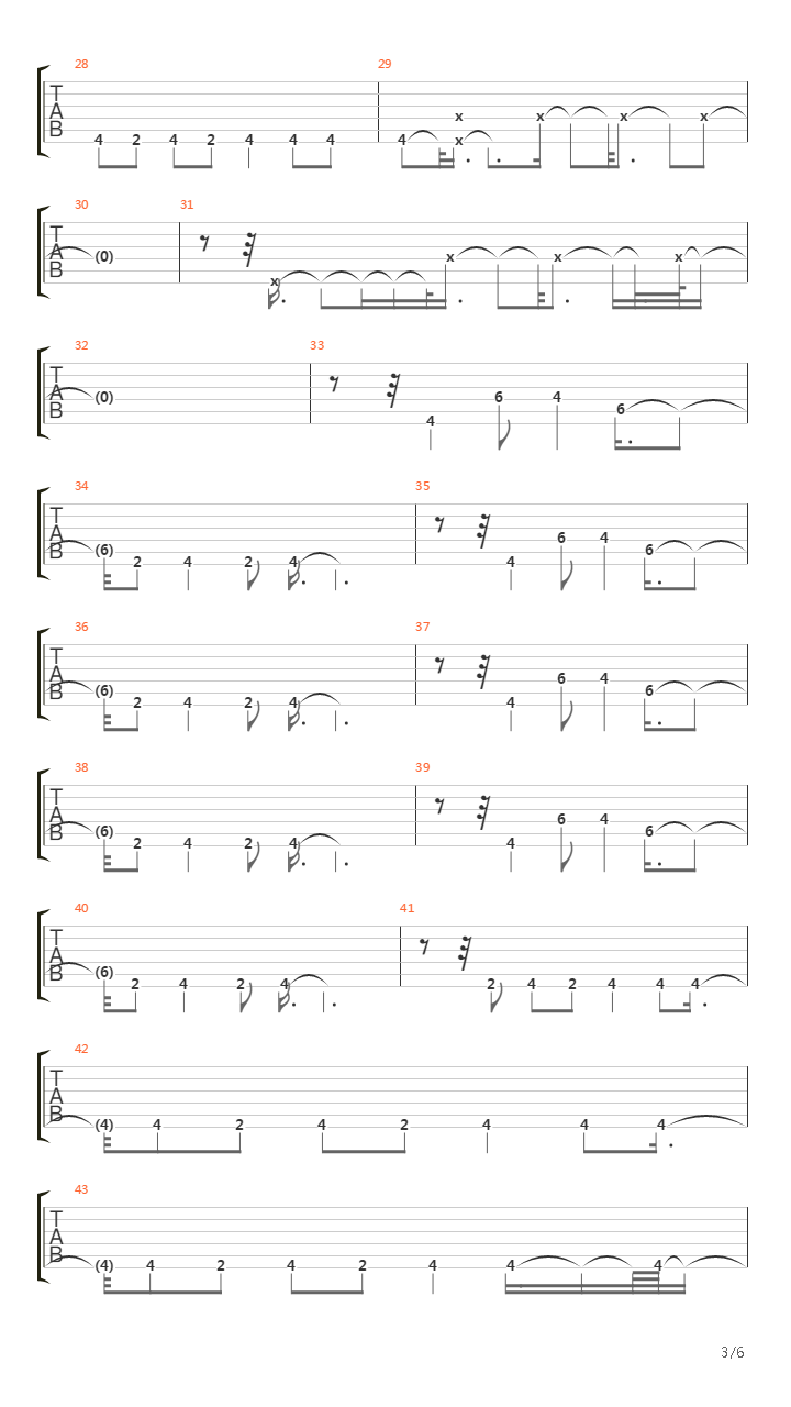 Sector Sweep吉他谱