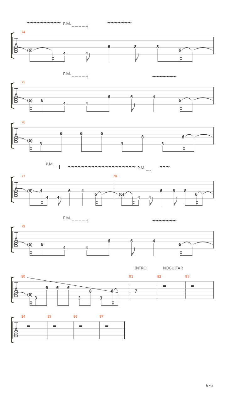 Sector Sweep吉他谱