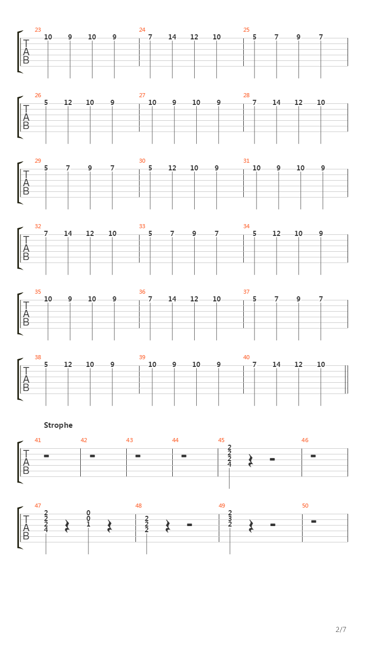 The Final Countdown吉他谱