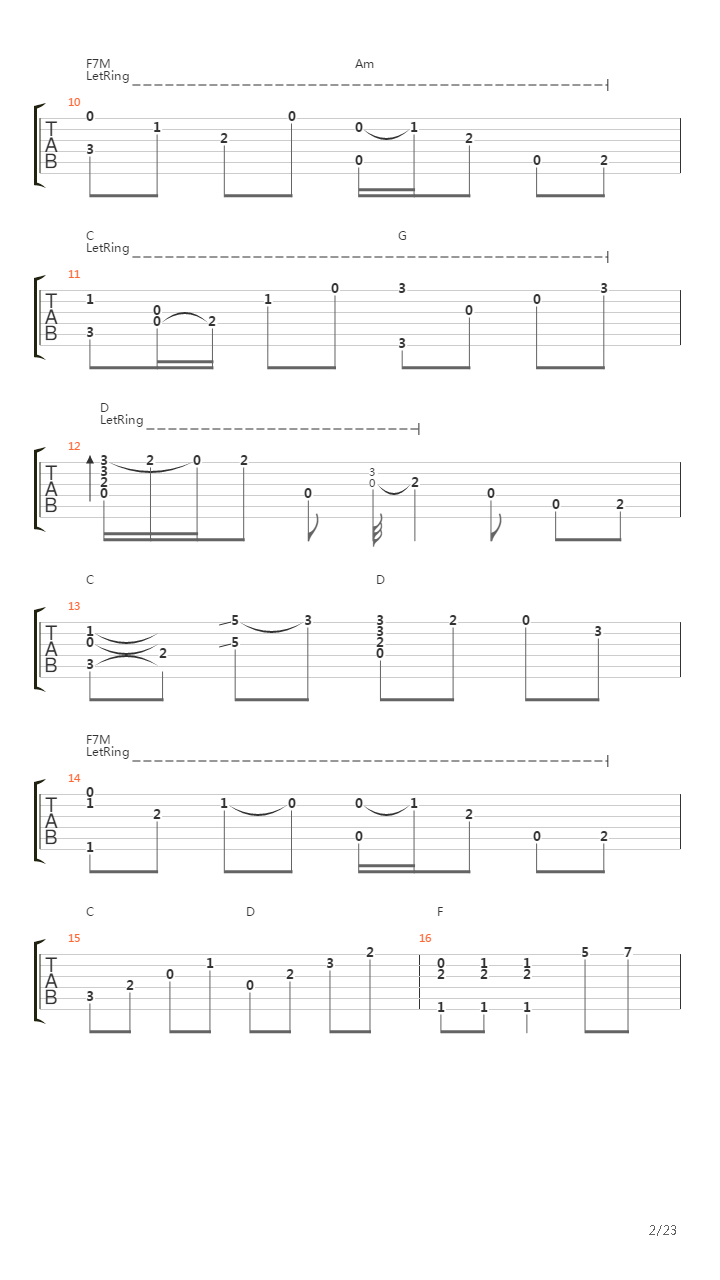 Stairway To Heaven吉他谱