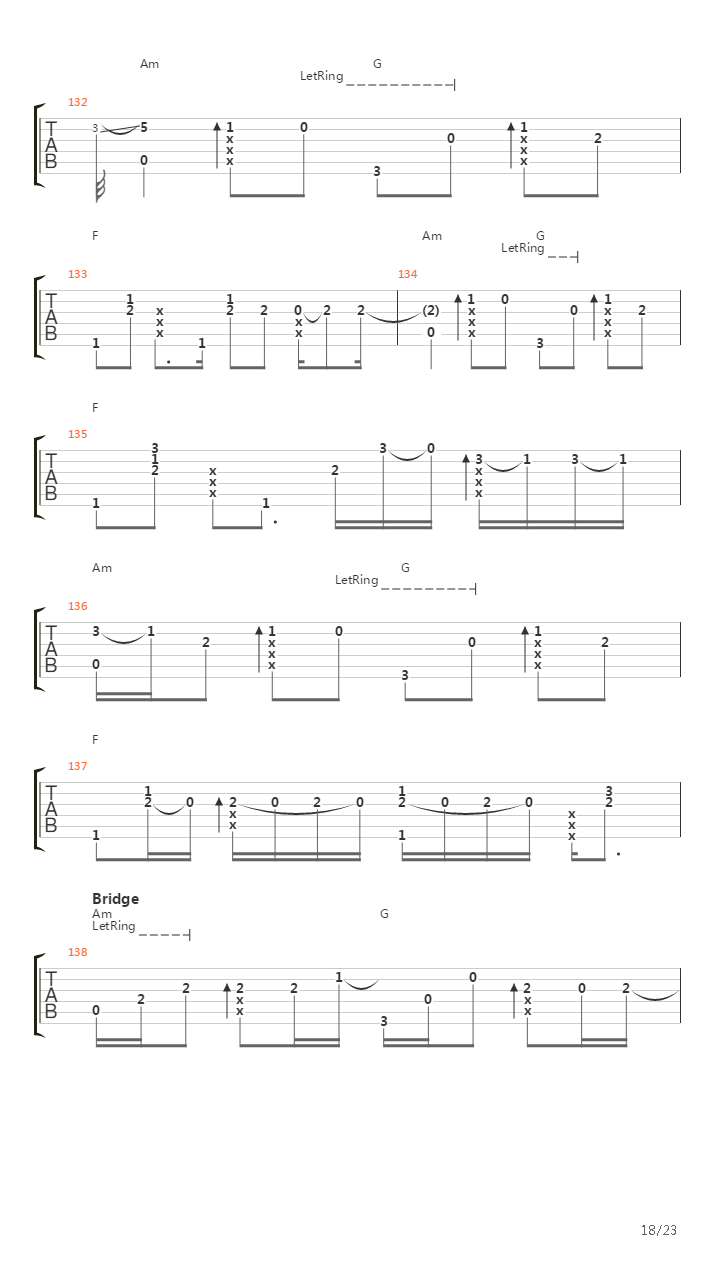 Stairway To Heaven吉他谱