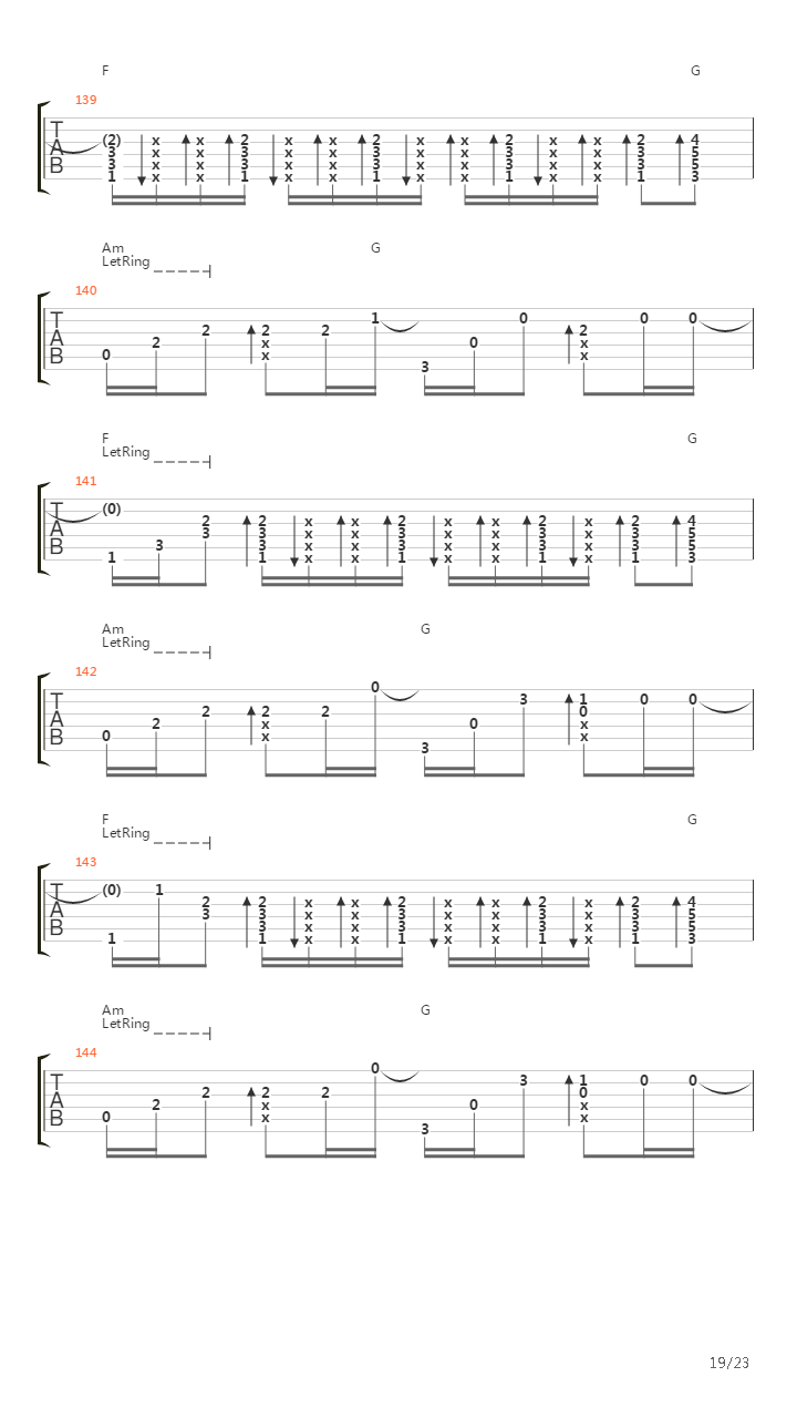 Stairway To Heaven吉他谱