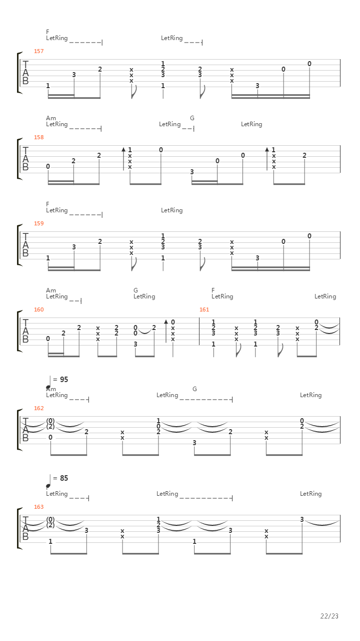 Stairway To Heaven吉他谱