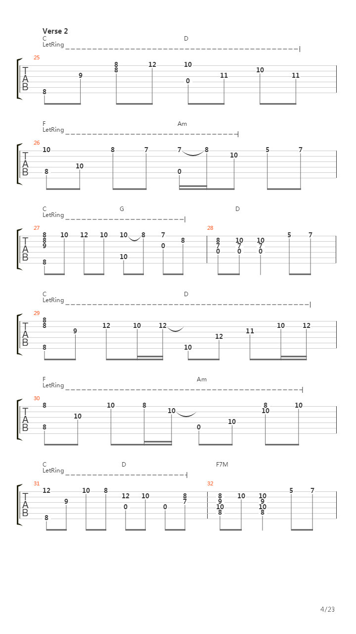 Stairway To Heaven吉他谱