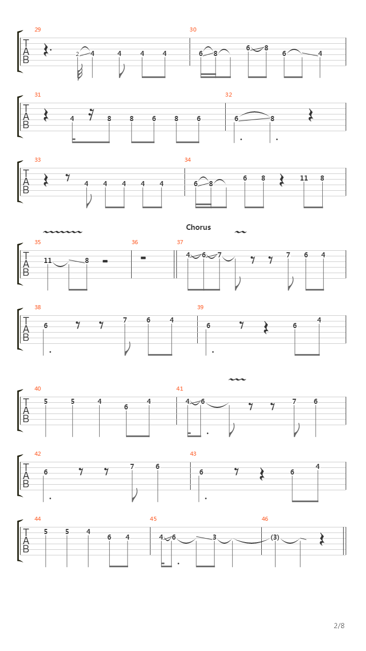 Flash吉他谱