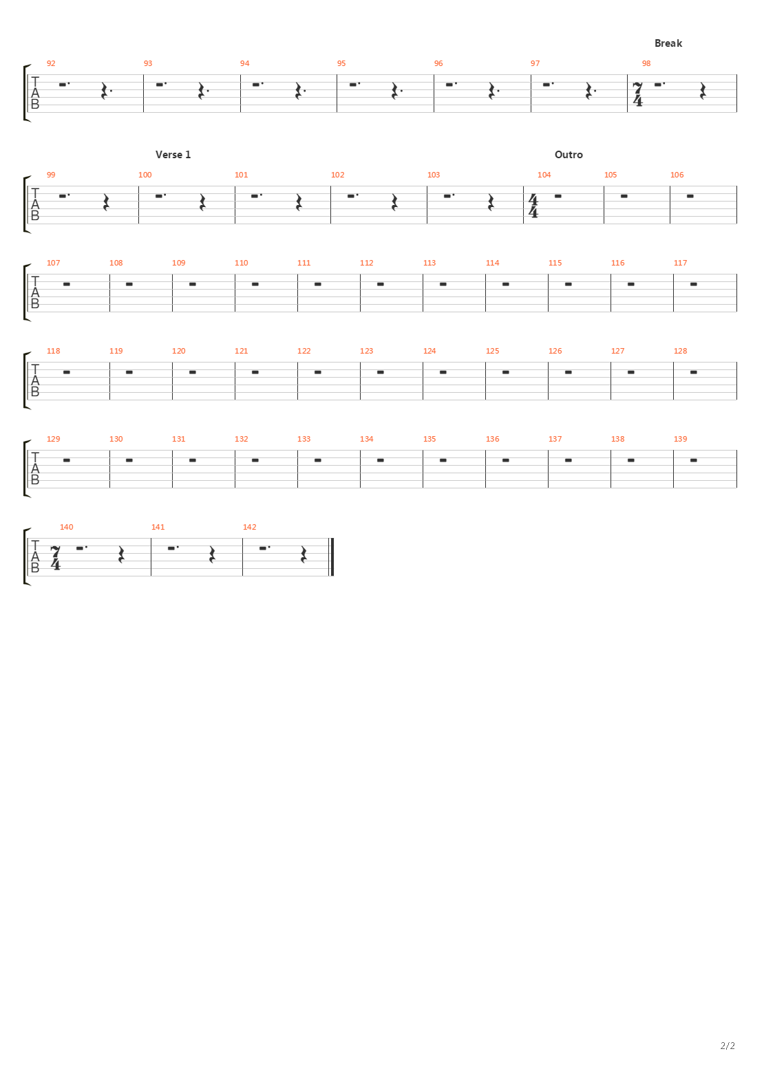 Waste Of Air吉他谱