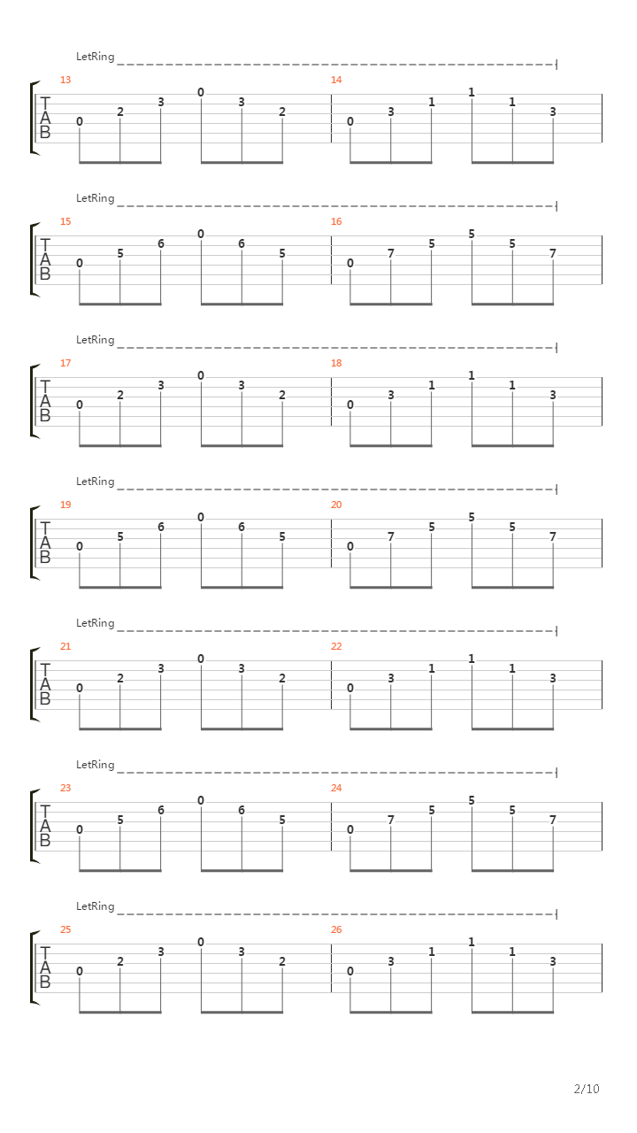 A Grave For Each One Of Us吉他谱