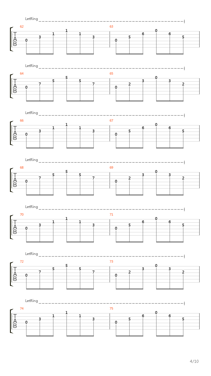 A Grave For Each One Of Us吉他谱