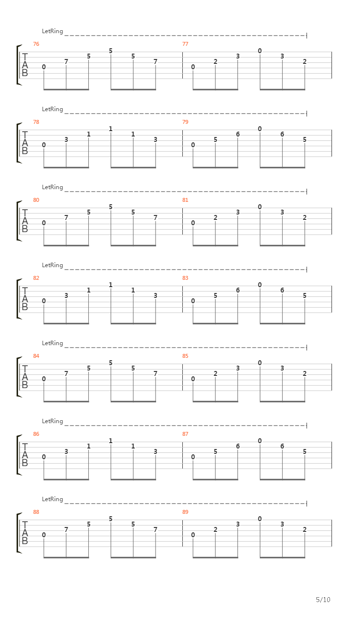 A Grave For Each One Of Us吉他谱