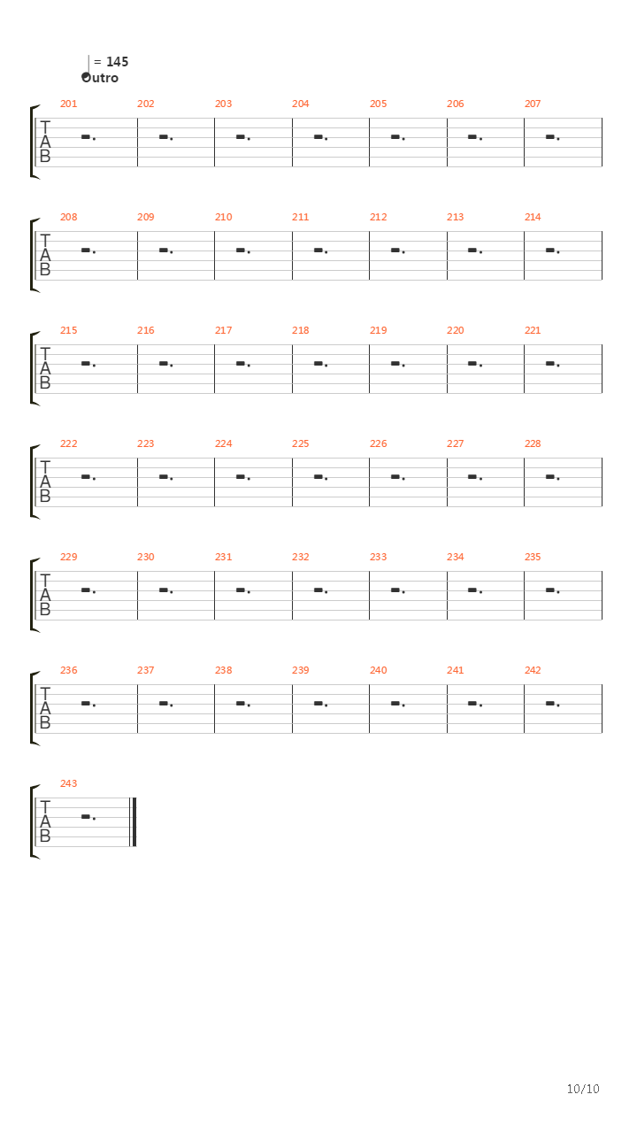 A Grave For Each One Of Us吉他谱