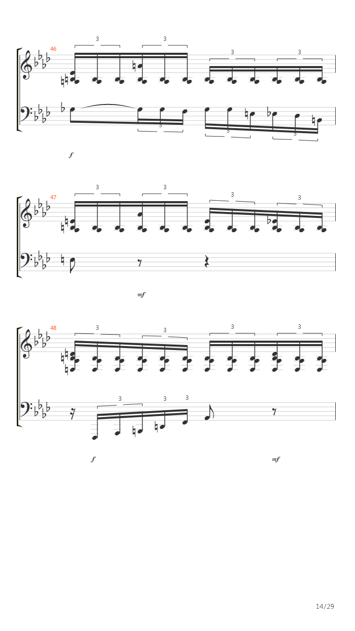 Sonata Pathetique - 2Nd Movement吉他谱