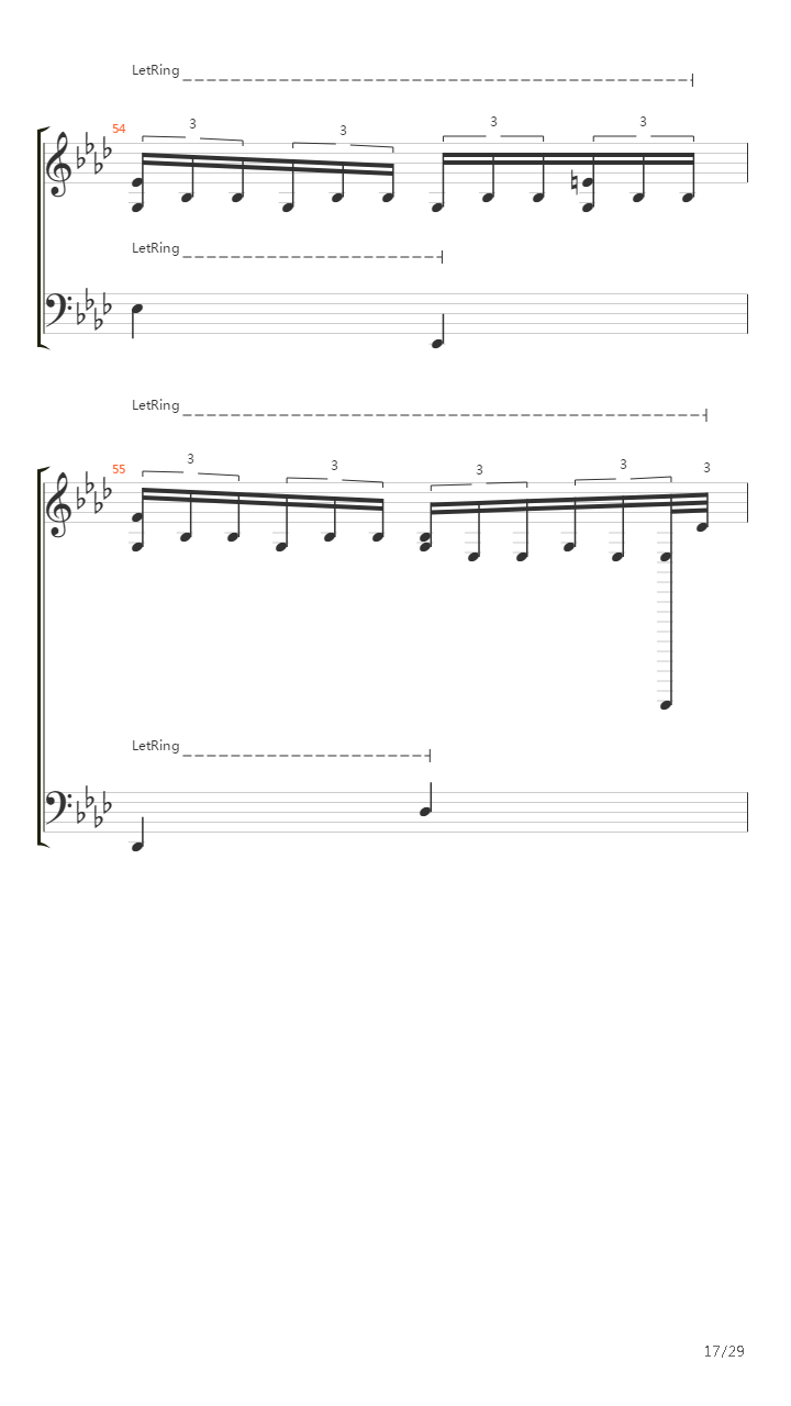 Sonata Pathetique - 2Nd Movement吉他谱