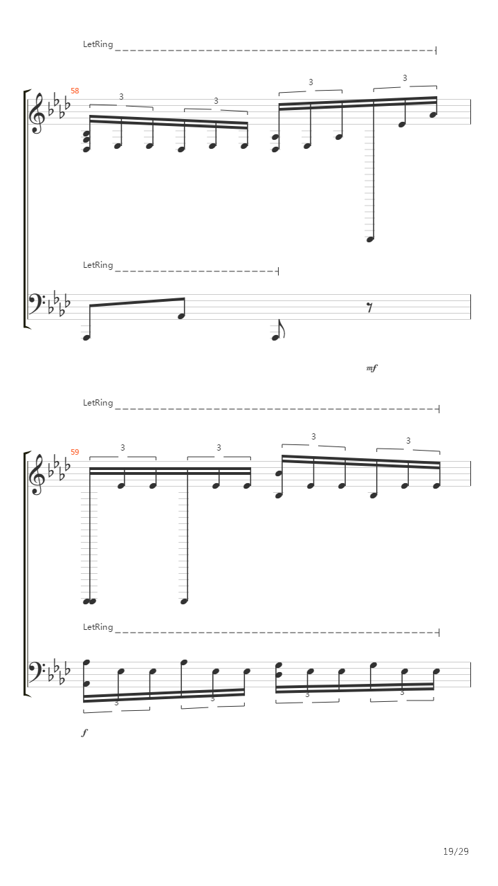 Sonata Pathetique - 2Nd Movement吉他谱